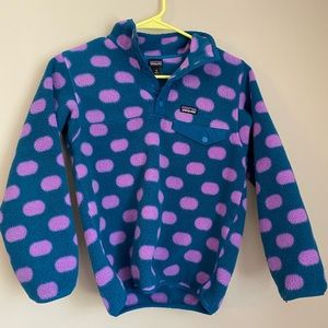 Patagonia Girls Medium size 10 fleece pullover